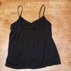 Black tank top